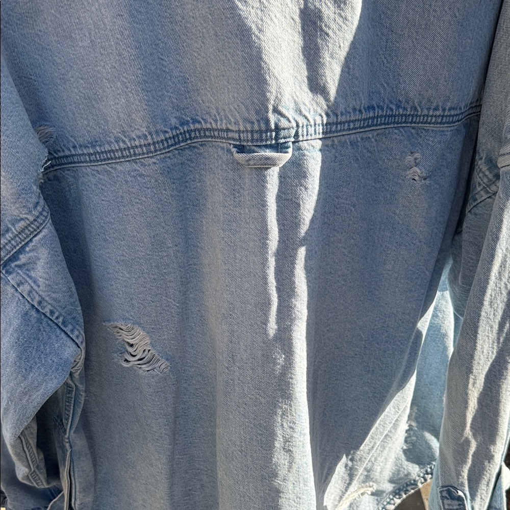 Offline by Aerie Classic Blue Denim Jean Jacket - Picture 7 of 7